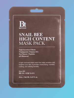 Benton Snail Bee High Content Mask Pack