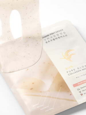 Thank You Farmer Rice Pure Glow Collagen Mask