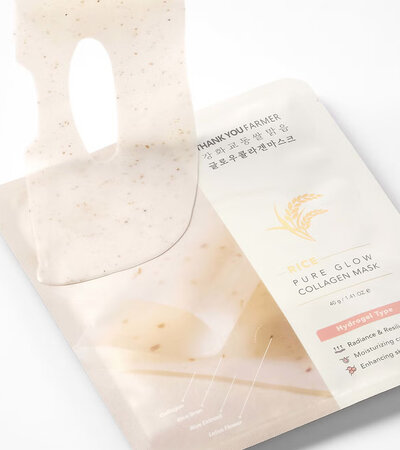 Rice Pure Glow Collagen Mask - 40g/1ea