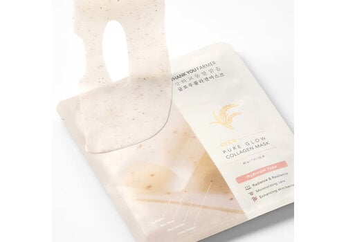 Thank You Farmer Rice Pure Glow Collagen Mask