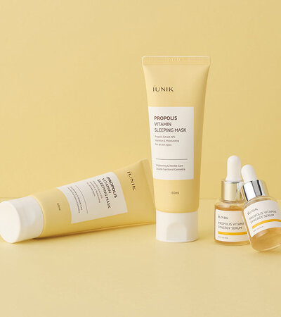 Propolis Edition Skin Care Set  - (Propolis Vitamin Sleeping Mask 60ml & Propolis Vitamin Synergy Serum 15ml)