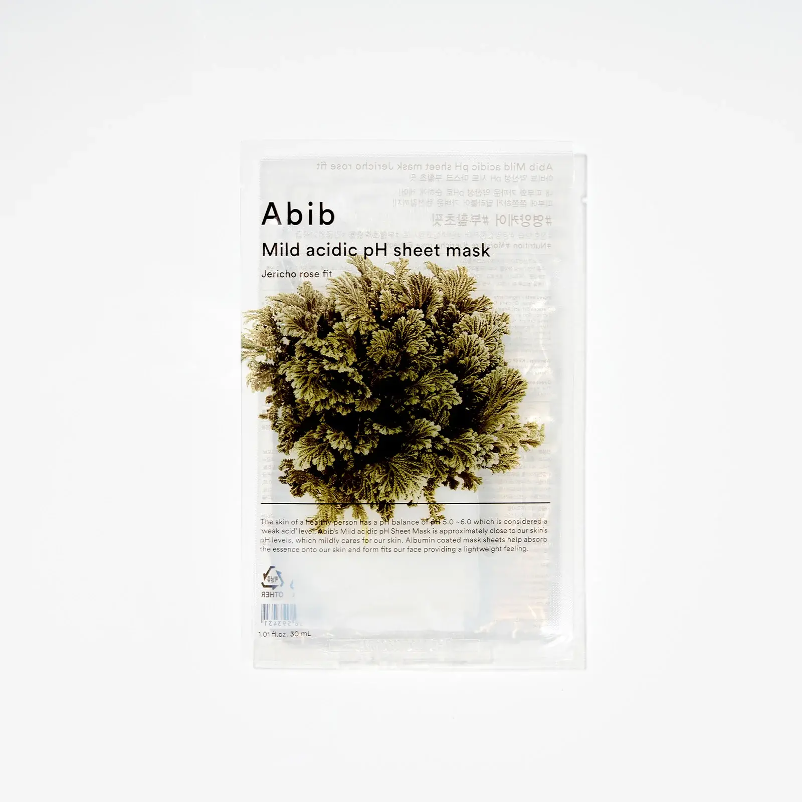 Abib Mild Acidic pH Sheet Mask Jericho Rose Fit - 30ml