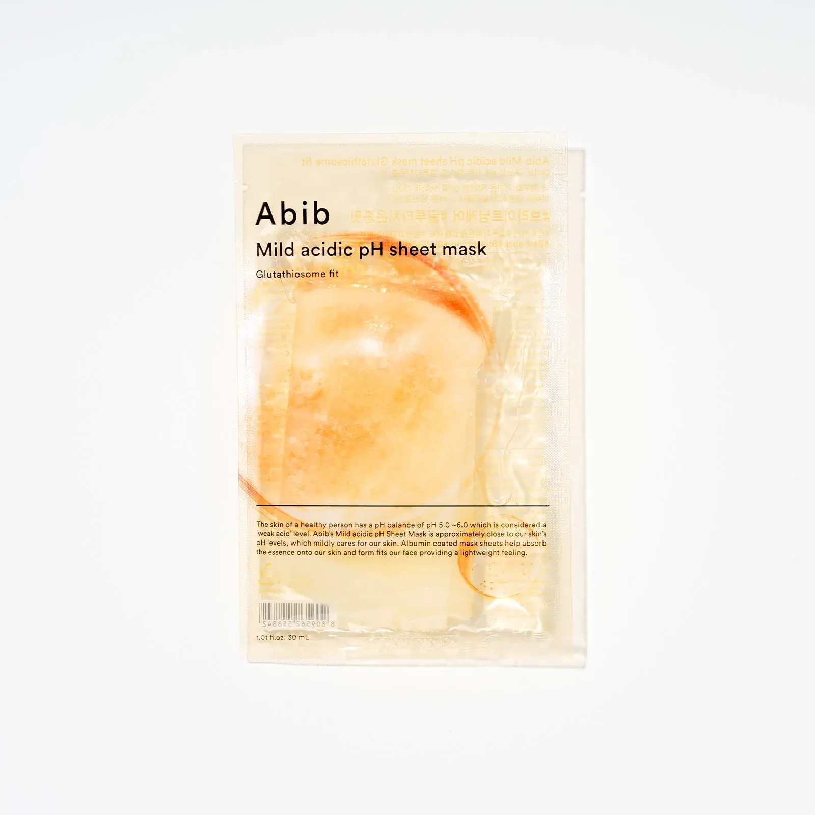 Abib Mild Acidic pH Sheet Mask Glutathiosome Fit - 30ml