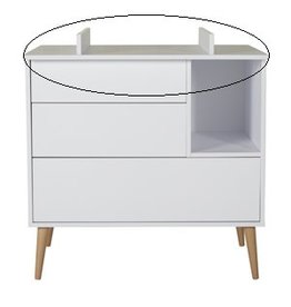 Quax - Cocoon Extensie Commode - Ice White