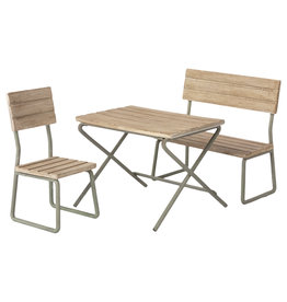 maileg Maileg - Garden Set Table w.chair and Bench