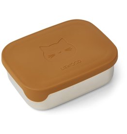Liewood - Arthur lunchbox - Cat Mustard