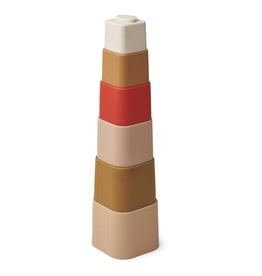 Liewood - Zuzu Stacking Cups - Apple Red Multi Mix