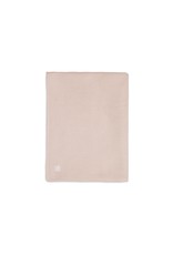 Jollein Jollein - Deken Wieg 75x100cm - Basic knit - Pale Pink/Fleece