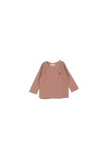 Beans Barcelona Bean's Barcelona - Double Weave Wrap Over T-Shirt - Old Pink
