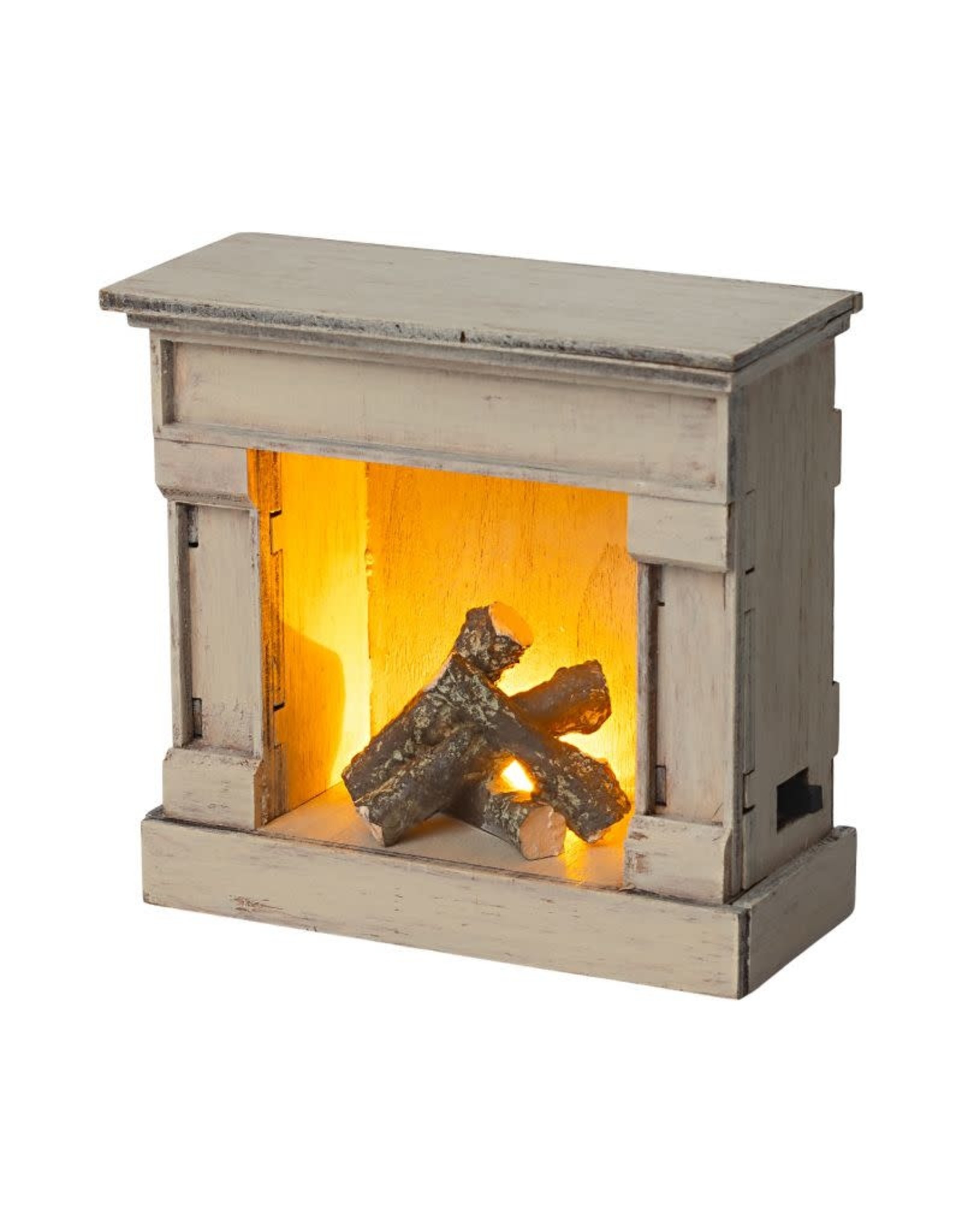 maileg Maileg - Miniature fireplace - Off-white