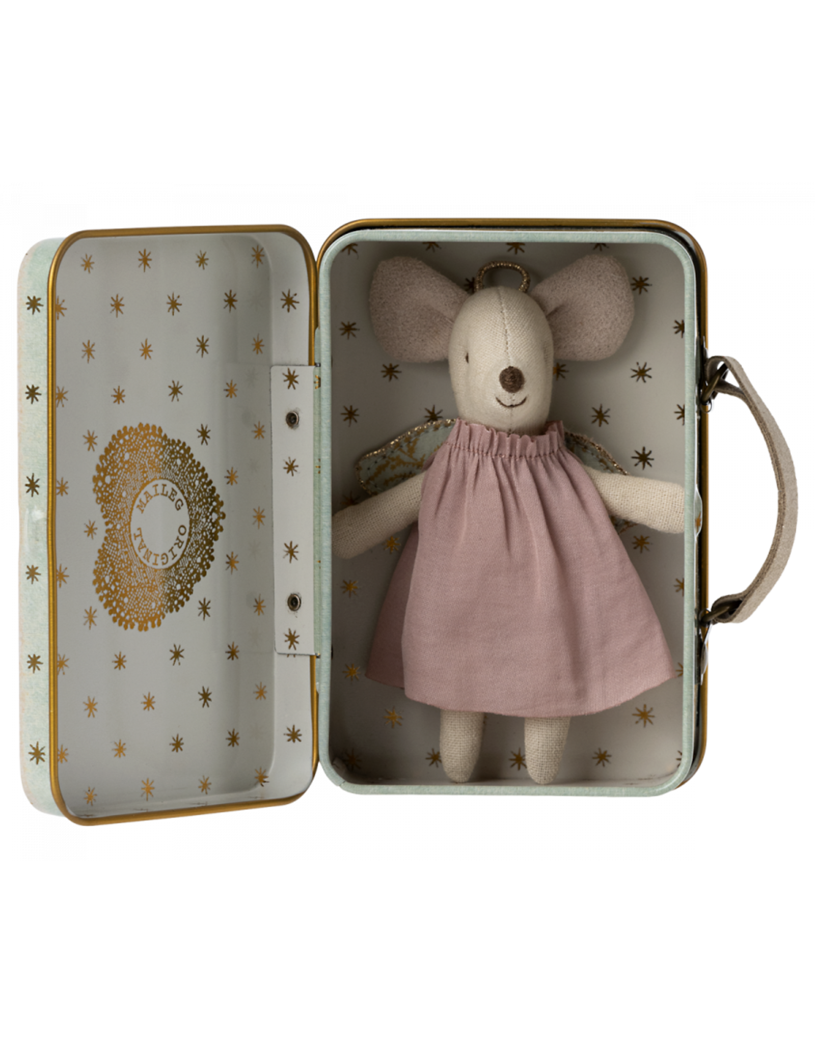 maileg Maileg - Angel mouse in suitcase