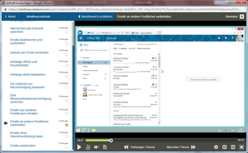 Microsoft Office 365 Outlook Anfänger