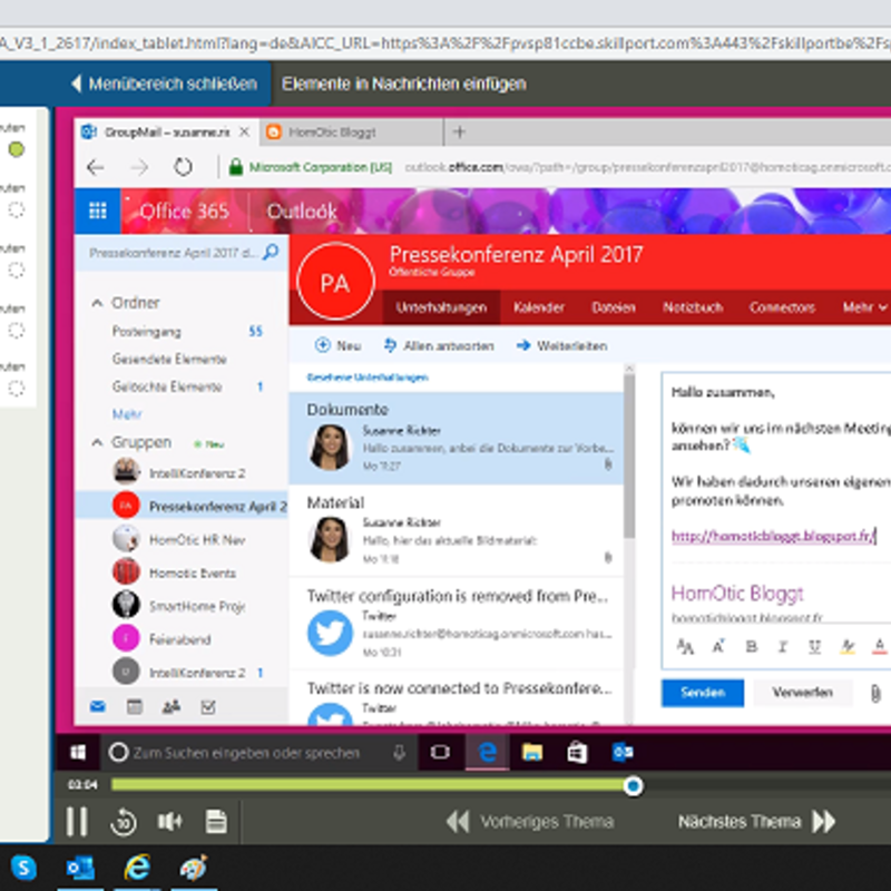 Groups Office 365 E-Learning Kurs