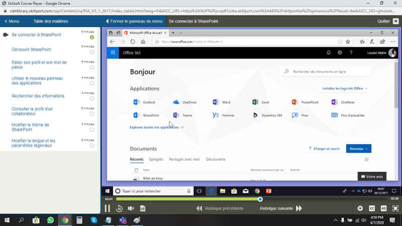 SharePoint 2016 Débutant Intermédiaire Expert FR