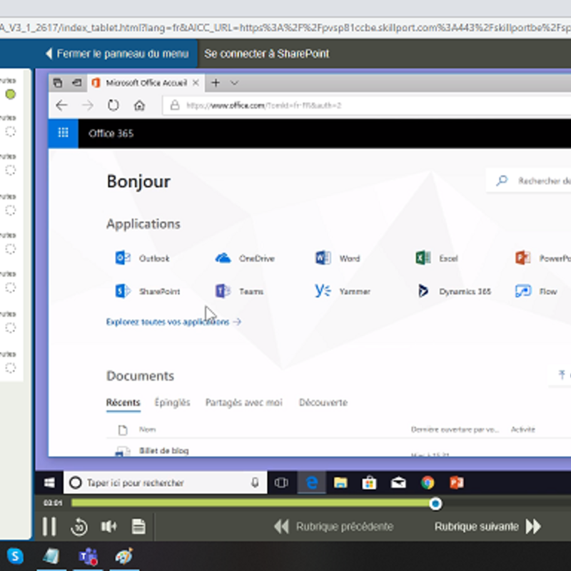 SharePoint 2016 Débutant Intermédiaire Expert FR