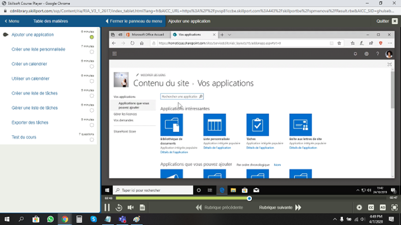 SharePoint 2016 Débutant Intermédiaire Expert FR