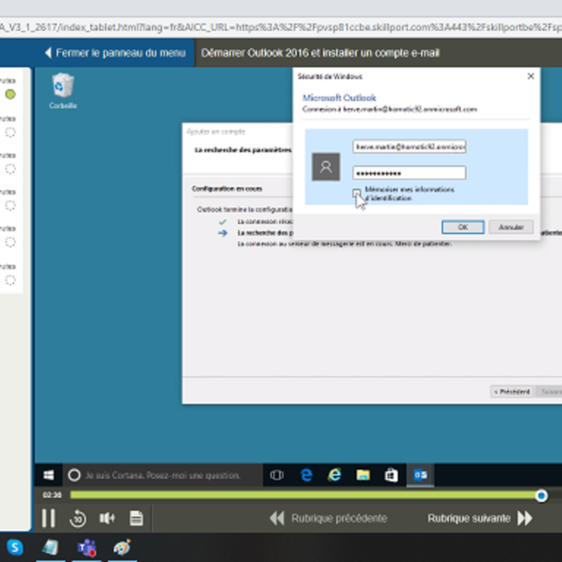 Outlook 2016 Débutant Intermédiaire Expert FR