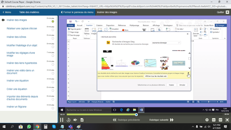 Word 2016 Débutant Intermédiaire Expert FR