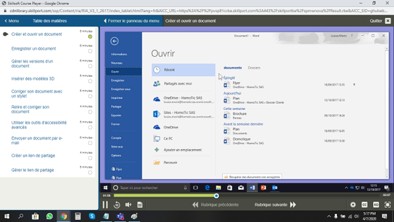 Word 2016 Débutant Intermédiaire Expert FR