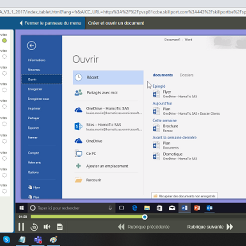 Word 2016 Débutant Intermédiaire Expert FR