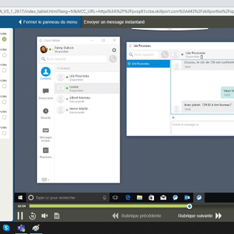 Cisco jabber E-Learning Cours FR