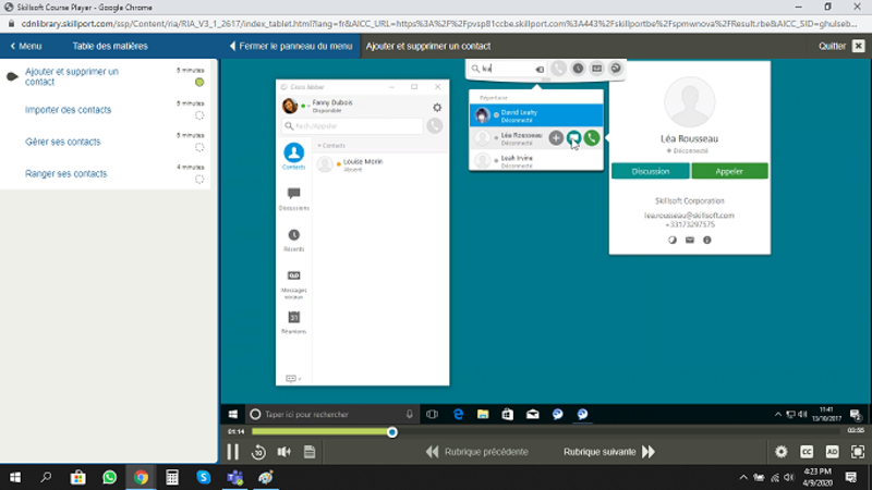 Cisco jabber E-Learning Cours FR