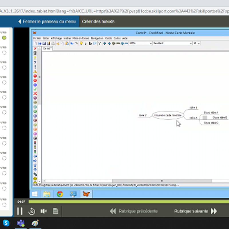FreeMind E-Learning Cours FR