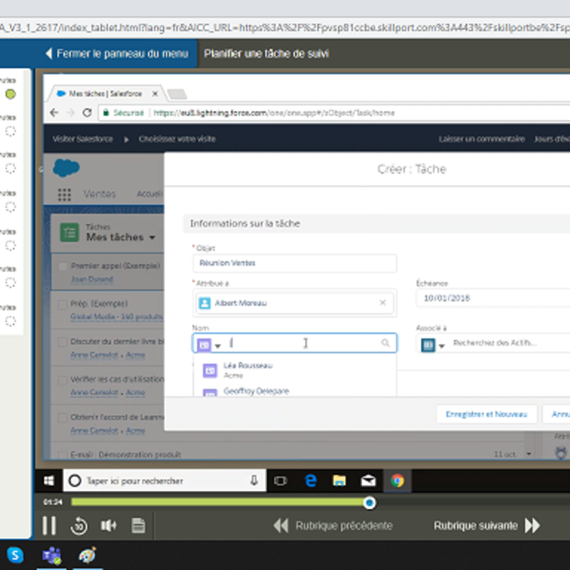 Salesforce for End Usere E-Learning Cours FR