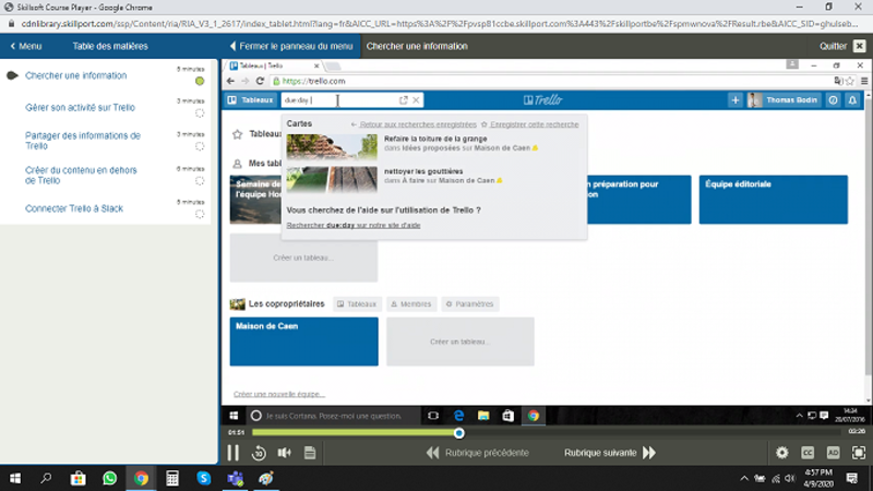 Trello E-Learning Cours FR