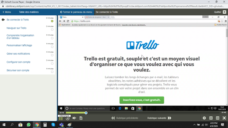 Trello E-Learning Cours FR