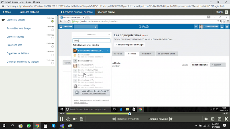 Trello E-Learning Cours FR