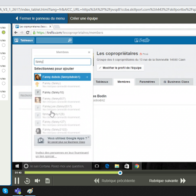 Trello E-Learning Cours FR