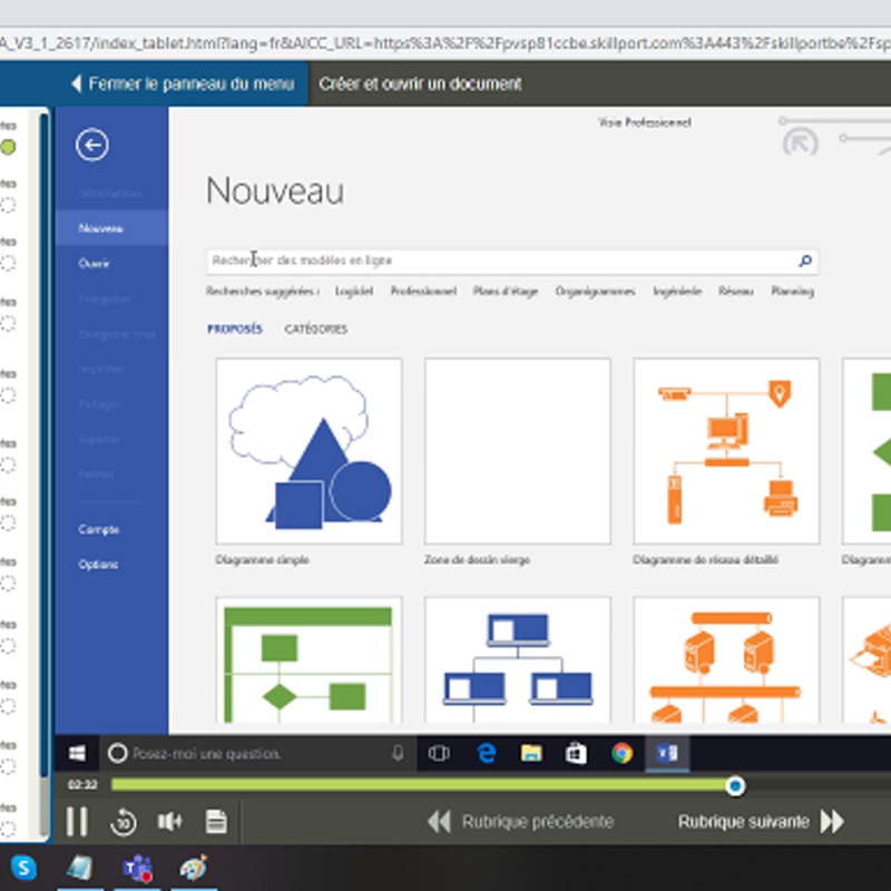 Kurs Visio 2019 FR