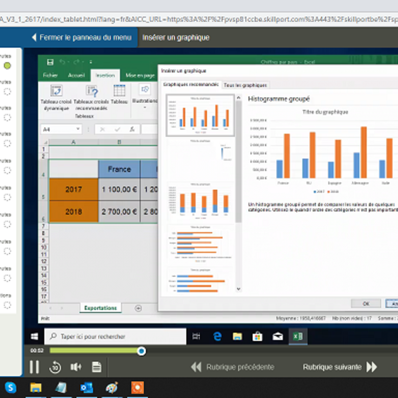 Excel 2019 Avancé FR