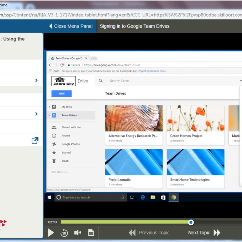 Google Team Drives E-Learning Kurs