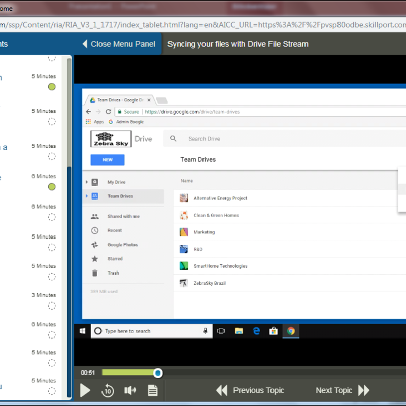Google Team Drives E-Learning Kurs