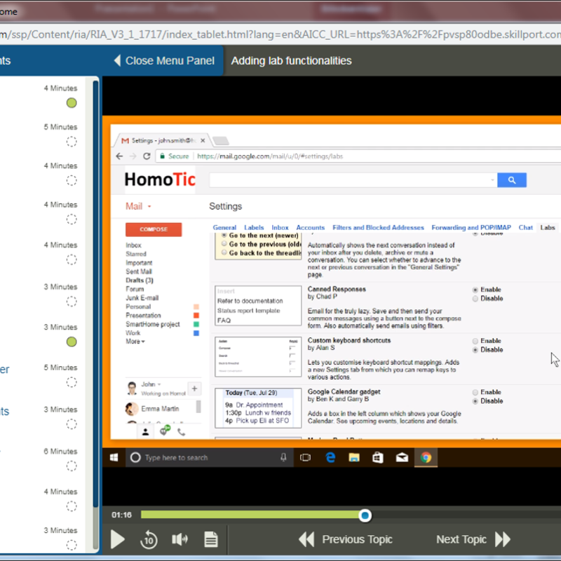 Google Gmail E-Learning Kurs