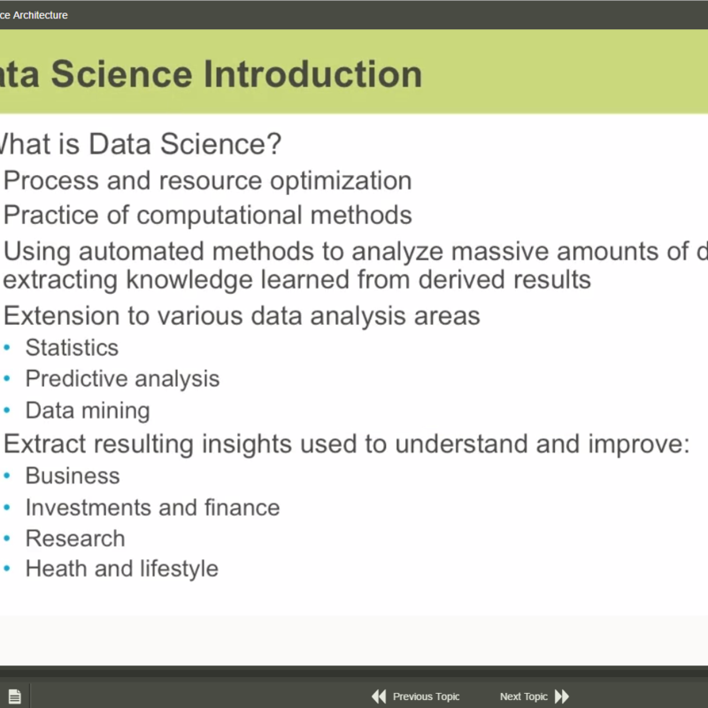 Python for Data Science E-Learning Kurs