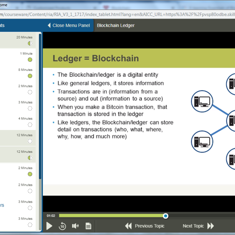 Essentials of Blockchain E-Learning Kurs