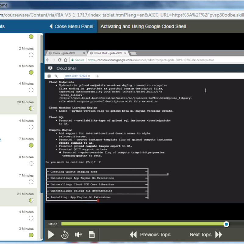 Google Cloud SQL for Developers Ausbildung