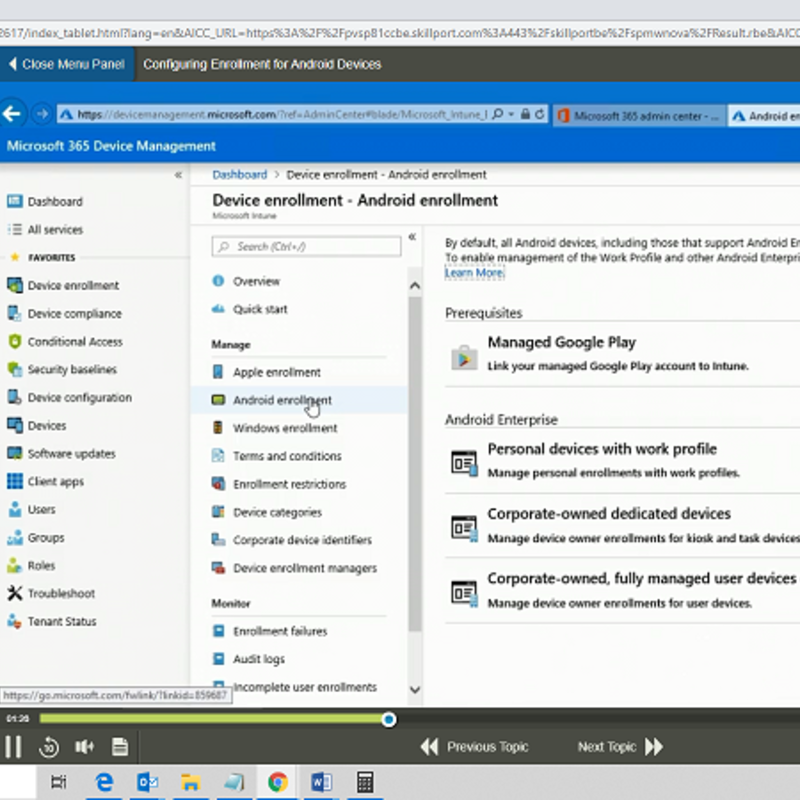 MS-101 Microsoft 365 Mobility and Security Ausbildung
