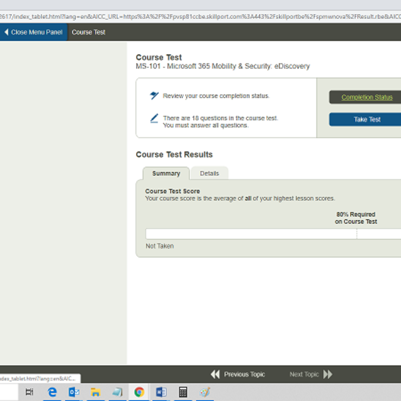 MS-101 Microsoft 365 Mobility and Security Ausbildung