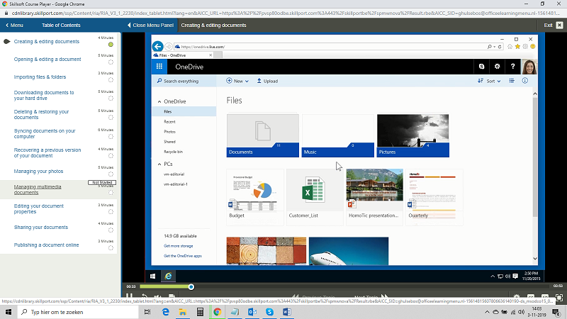 OneDrive E-Learning Kurs