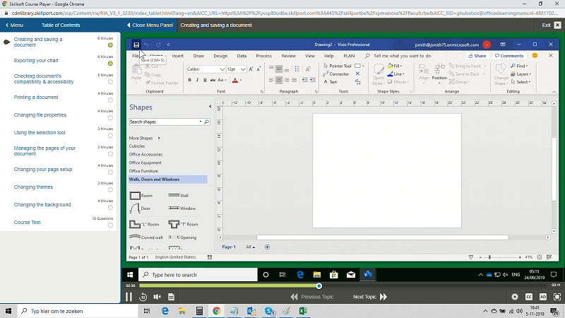 Kurs Visio 2019 E-Learning