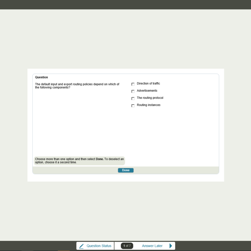 Juniper Networks Certified Associate Junos - JNCIA Junos exam JN0-102 E-Learning Kurs