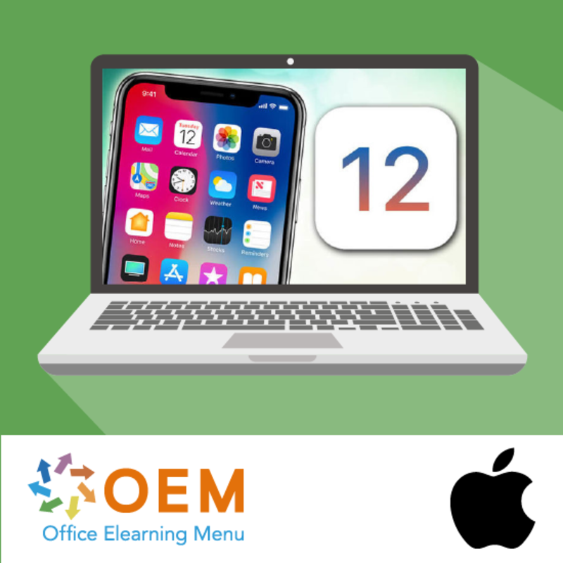 iOS 12 voor eindgebruikers E-Learning Kurs