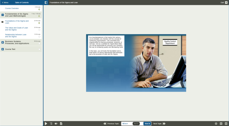 Six Sigma Black Belt E-Learning Kurs