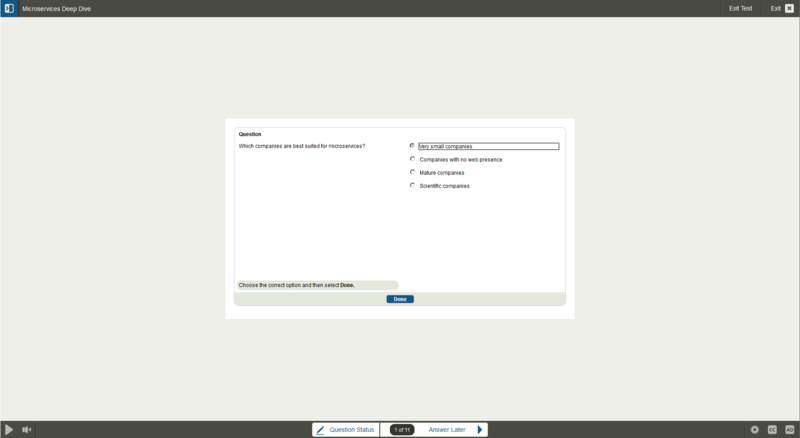 Microservices Architecture E-Learning Kurs