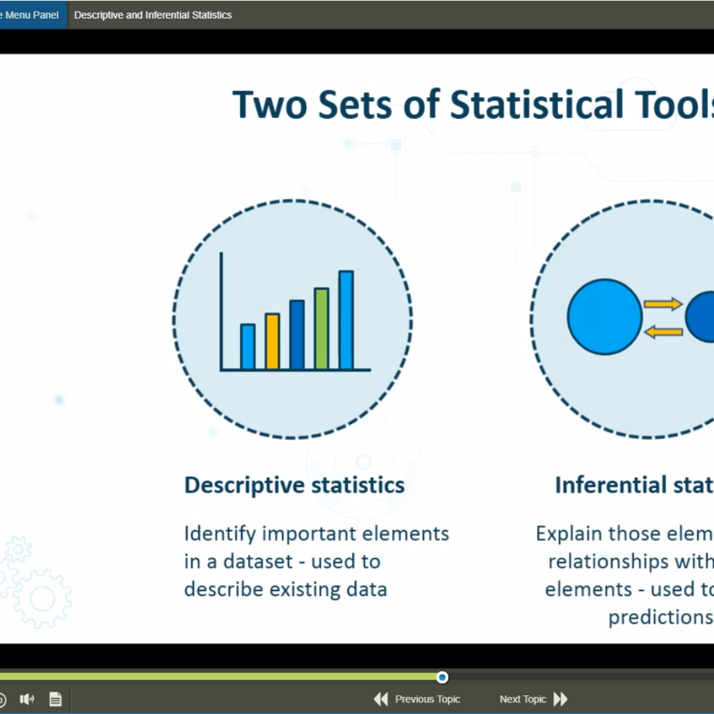 Statistics for Data Science #1 E-Learning Kurs