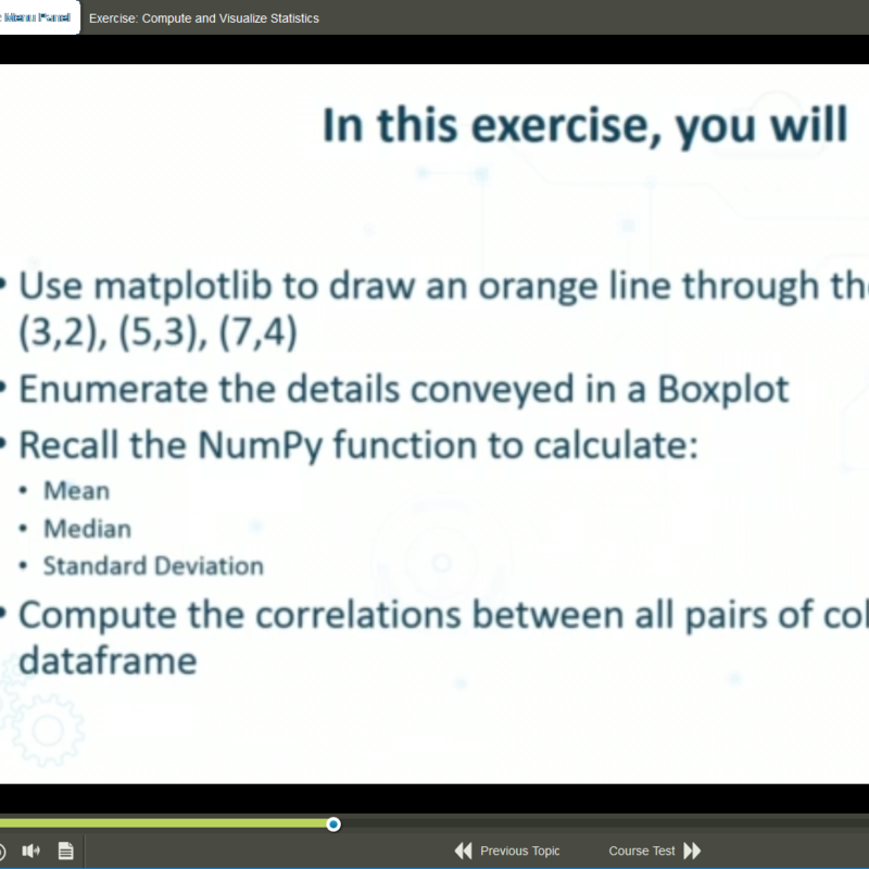 Statistics for Data Science #2 E-Learning Kurs